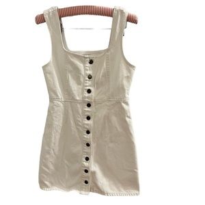 Urban outfitter white denim dress